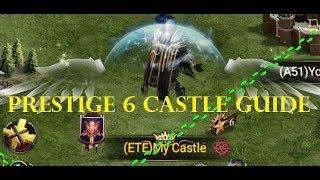 Clash of Kings - Prestige 6 Castle Requirement Guide!!