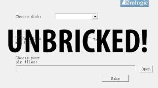 How to Unbrick any AmLogic based TV Box or Tablet