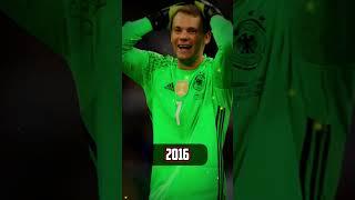 Manuel Neuer Football Evolutions #manuelneuer #neuer # #football #evolution #shorts #short