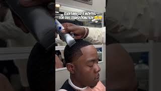 The CRAZIEST 360 wave transformation EVER!!!  | #barber #barbershop #barberlife #haircut #shorts