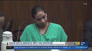 Osuna spit on officer before Monday’s hearing: CDCR