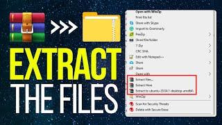 How To Use WinRAR To Extract Files (2024) - New Method