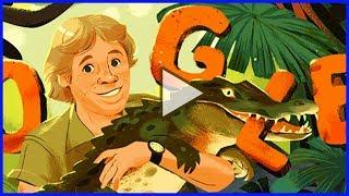 Steve Irwin Google Doodle