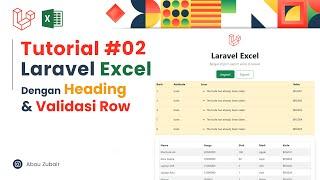 Laravel Import Excel Validasi - Part 02