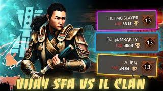 Vijay SFA VS IL Clan! | We Clash Again! shadow fight 4 arena