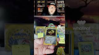 Ripping a 1st Edition Jungle Pack #pokemon #pokemoncards #pokémon