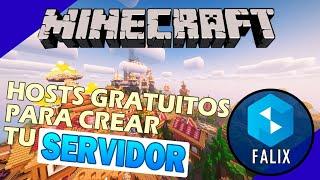 HOSTS GRATUITOS para crear tu SERVIDOR de Minecraft - FALIXNODES (2024)