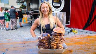 I Have To Eat 21 Burger Patties To Beat This Swedish Burger Eating Record!