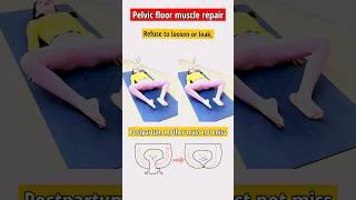 Postpartum Pelvic Floor Muscle Repair Exercises For Women #shorts