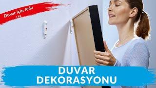 Duvar Dekorasyonu | Duvar Delmeden | Kendin Yap, DIY | tesa® Yapışkanlı Askı ve Çiviler, 2kg'a kadar