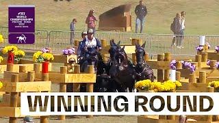 Boyd Exell WINNING ROUND | FEI Driving World Championship 2022