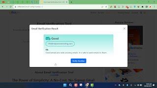 Free Email Verification Tool