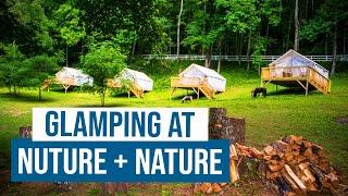 Come Glamping with us at Nuture + Nature Retreat in Franklin NC