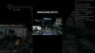 Manus one shot!!!! #gaming #darksoulspage #souls #twitch #darksoulsgameplay #oneshot