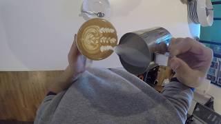 Latte Art Fun with a Go Pro