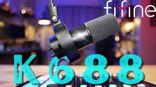 Fifine K688 XLR/USB Dynamic Podcast Mic - Review and Sound Comparison