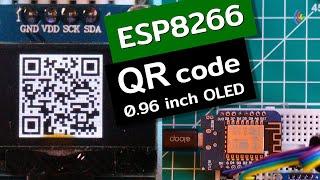 ESP8266 QR Code on 0.96 inch OLED