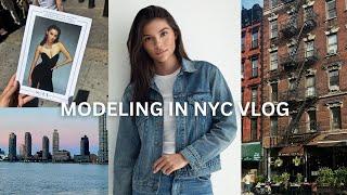 a day in my life modeling in new york- castings, test shoots, exploring the city, etc.