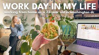 WORK DAY IN MY LIFE  my 9-5 WFH routine, podcast planning, trying a new recipe | Charlotte Pratt