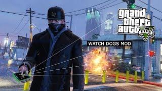 GTA 5 PC Mods - WATCH DOGS HACKING MOD! GTA 5 Watch Dogs Hacker Mod Gameplay! (GTA 5 Mod Gameplay)