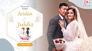 Arislan & Juldiz Wedding Day !  03 06 2023 (Restaurant "Aziza")  Live