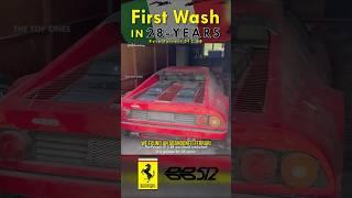 Abandoned Ferrari 512 BB Supercar | First Wash in 28 Years Transforms Classic Beauty!