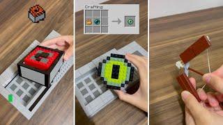 Crafting Minecraft items BUT Lego!