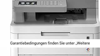 Brother DCP-L3550CDW Kompaktes 3-in-1 Farb-Multifunktionsgerät, weiß