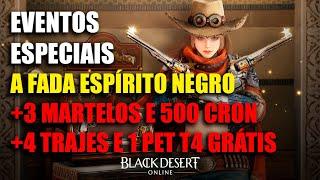 Eventos Especiais +3 Martelos +4 Trajes e Pet T4 Grátis | Black Desert Online