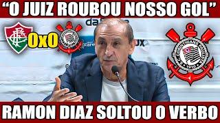 RAMON DIAZ MANDOU A REAL APÓS EMPATE CONTRA O FLUMINENSE! NOTÍCIAS DO CORINTHIANS