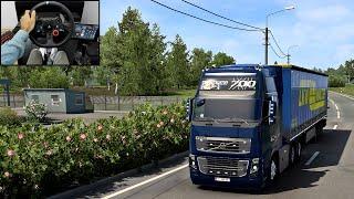 Transporting car parts - FH16 700 Volvo | Euro Truck Simulator 2 | Logitech G29 Gameplay