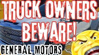 General Motors TRUCK Owners Beware of These Ongoing Problems!