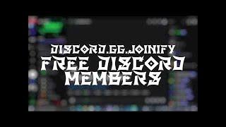 How To Get Free Discord Members in 2024 *INSTRUCTIONS AND LINK DESCRIPTION* (.gg/joinify)