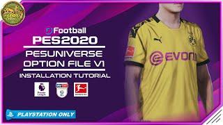 PES 2020 | PESUniverse Option File V1 Installation Tutorial [PS4 only]