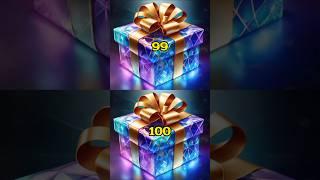 99 vs 100 choose only one gift  #shorts #giftedinsights #chooseyourgift