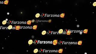 Farzona ismiga video