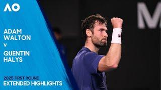 Adam Walton v Quentin Halys Extended Highlights | Australian Open 2025 First Round