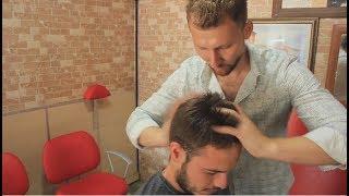 ASMR Turkish Barber Face,Head and Back Massage 130  ‍️