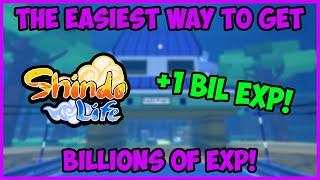 The EASIEST Way to get BILLIONS Of EXP In Shindo Life!