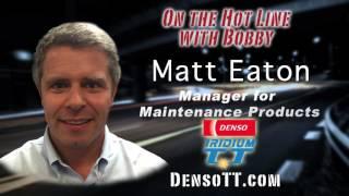 Bobby Likis Shares the Mic With Matt Eaton of Denso Auto Parts