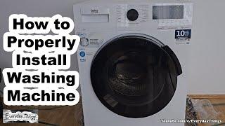 How to Install a Washing Machine Step-by-Step