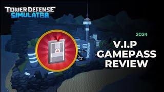 VIP Gamepass Review | Tower Defense Simulator