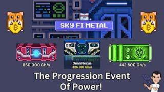 Rollercoin | SkyFi Metal | The Progression Event Of Power