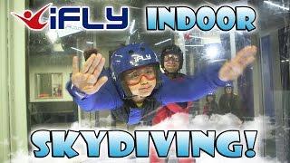 iFLY INDOOR SKYDIVING! EvanTubeHD Kids Go Flying!