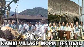 KAMKI VILLAGE MOPIN FESTIVAL CELEBRATION 2021.  @village kamki @ arunachal pradesh  Northeast india