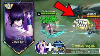 SUYOUME PLAYED ITEM BUILD ONESHOT!!! 20 KILL SUYOU GAMEPLAY | Mobile Legends