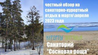 Честный обзор на санаторно-курортный отдых в марте\апреле 2023 года санаторий "Сосновая роща"