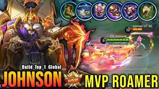 Johnson Legend Skin MVP Roamer!! - Build Top 1 Global Johnson ~ MLBB