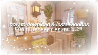 How To Download & Install Aesthetic Addons For Minecraft PE! (2024) 