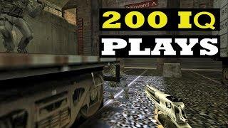 CS 1.6 - WHEN PROS Enter 200 IQ MODE (Smart Plays)